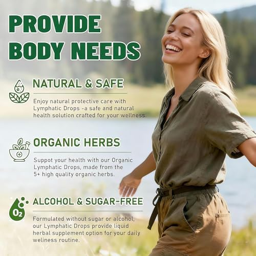 Gotas Orgánicas Wacipek para Drenaje Linfático, Suplemento para Circulación Linfática Saludable, Reduce la Inflamación y Apoya la Desintoxicación, - imagen 5