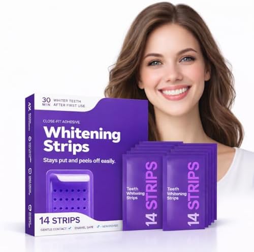 Tiras Blanqueadoras para Dientes Sensibles – Blanqueo Diario Suave, Seguras para el Esmalte y Sin Peróxido, Elimina Manchas de Café y Té, Portátiles - imagen 7