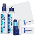 Kit de Limpiador de Lentes Clear View | 2 Botellas de 8oz, 1 Spray de Viaje (1oz), 3 Paños de Microfibra Premium | Seguro para Todos los Lentes y - imagen 1