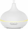 Difusor de Aceites Esenciales URPOWER 300ml para Dormitorio, Ultrasonido Silencioso, Apagado Automático, Temporizador, 7 Colores LED para Casa y - imagen 1