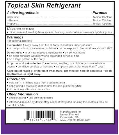 Spray Frío, Enfriador Tópico, 4 oz, Paquete de 2 - imagen 4