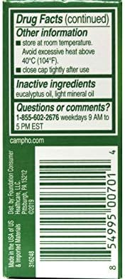 Campho-Phenique Líquido Antiséptico para Alivio de Dolor y Picazón 0.75 fl oz (Paquete de 2) - imagen 4