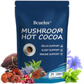 Cocoa en Polvo con Hongo Reishi, Melatonina y L-Theanina para Dormir Mejor, 20 Porciones de Chocolate Caliente de Hongo - imagen 1