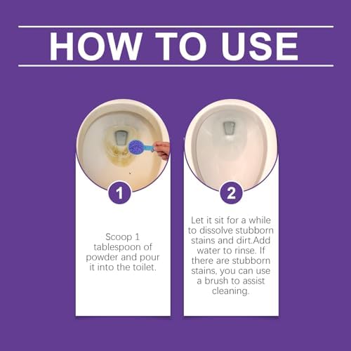 Limpiador en Polvo Espumoso para Inodoro VAGUELUNE - Espuma Potente Autocatalítica para Limpieza Profunda, Elimina Manchas y Sarro (100g / 3.53oz, - imagen 5
