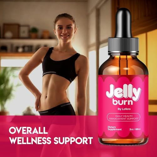Gotas Jelly Burn, Suplemento Líquido para Pérdida de Peso, Fórmula Premium con Ingredientes Naturales, Vitaminas Diarias para Salud y Bienestar (2 oz) - imagen 5