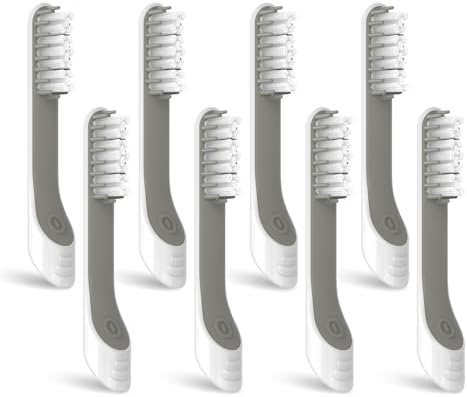 8 Piezas de Cabezas de Repuesto para Cepillo de Dientes Compatible con Cepillo Eléctrico Quip – Cabezas Suaves, Compactas y Flexibles con Tapa - imagen 1