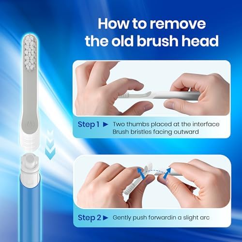 8 Piezas de Cabezas de Repuesto para Cepillo de Dientes Compatible con Cepillo Eléctrico Quip – Cabezas Suaves, Compactas y Flexibles con Tapa - imagen 4