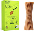 Popotes de Caña de Azúcar Bionex de 8 – Biodegradables y Compostables, Hechos en EE. UU. – 100 piezas, Alternativa Ecológica a Popotes de Plástico - imagen 1