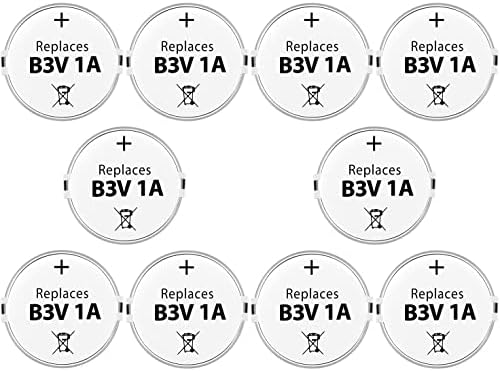 Batería de Repuesto Enerpe B3V de Alta Capacidad Compatible con Collares Electrónicos MS-4 y MS-5, Paquete de 10 - imagen 1