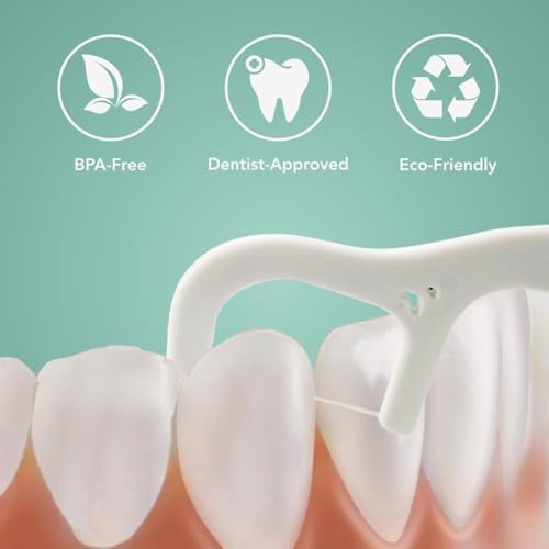 Hilo Dental 2 en 1 y Palillos Suaves, 50 Piezas, Palillos Dentales Portátiles - imagen 5