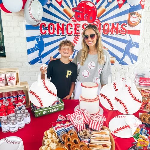 KERINGO 16 Piezas de Bolsas de Regalo para Fiesta de Béisbol, Bolsas de Dulces y Sorpresas para Niños y Adultos, Suministros de Fiesta Deportiva - imagen 3
