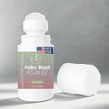 Rodillo de Raíz de Poke Orgánico con Aceite de Ricino - Soporte Natural para Drenaje Linfático - Hecho a Mano en EE. UU. - imagen 1