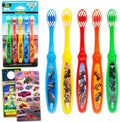 Set de Cepillos de Dientes Monster Jam - Paquete con 5 Cepillos de Camiones, Stickers y Más | Kit de Higiene Oral para Niños y Niñas - imagen 1