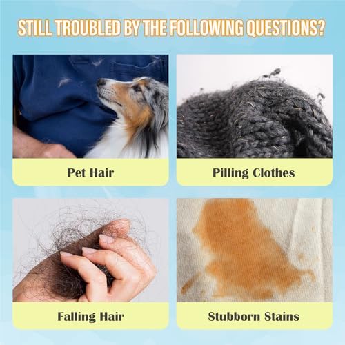 Removedor de Pelo de Mascota para Lavandería, Herramienta Reutilizable para Perros y Gatos, Elimina Efectivamente Pelo, Pelusa y Caspa, 8 Piezas - imagen 5