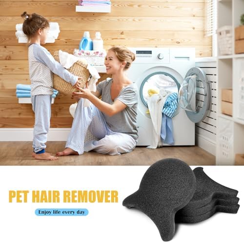 Removedor de Pelo de Mascota para Lavandería, Herramienta Reutilizable para Perros y Gatos, Elimina Efectivamente Pelo, Pelusa y Caspa, 8 Piezas - imagen 6