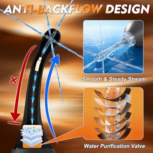 Enemas Anales para Hombres y Mujeres - Kit de Bulbo de Silicona Flexible Antifugas, Conectable a Ducha, Bidet Portátil para Limpieza de Colon con - imagen 4