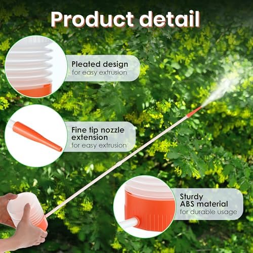 Duster de Polvo de Tierra de Diatomeas Mysora con Boquilla Ajustable de 12'' a 36'', Aplicador Preciso para Control de Plagas, Uso Interior y - imagen 5