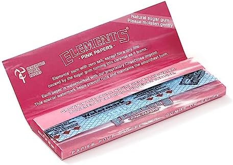 Papel para enrollar Elements PINK tamaño 1 1/4 - 10 libretas / 500 papeles - imagen 2