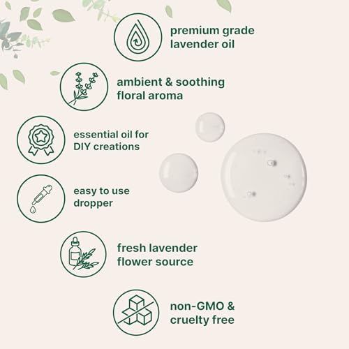 Aceite Esencial de Lavanda Micro Ingredients, 8 fl oz | Gotas Líquidas de Grado Premium | Ideal para Aromaterapia, Jabón, Loción, Difusores, Velas y - imagen 3