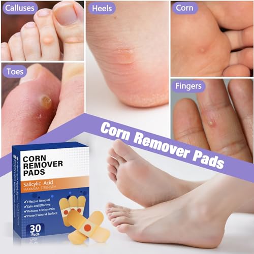 Parche Eliminador de Callos para Dedos y Pies, Tratamiento Medicado con 40% de Ácido Salicílico - Parches Adhesivos de Acción Rápida, 30 Piezas - imagen 5