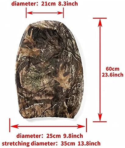 Paquete de 2 Redes para Mosquitos y Moscas, Camuflaje, Ideal para Actividades al Aire Libre, Compatible con la Mayoría de Sombreros - imagen 2