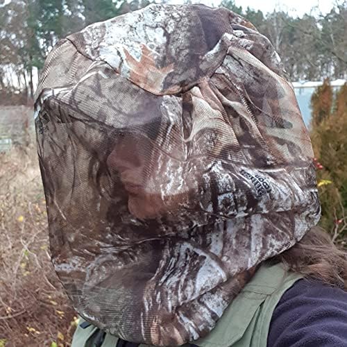 Paquete de 2 Redes para Mosquitos y Moscas, Camuflaje, Ideal para Actividades al Aire Libre, Compatible con la Mayoría de Sombreros - imagen 5