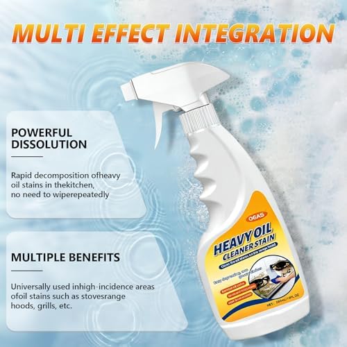 Limpiador de Aceite Pesado Cuoct para Cocina, Spray Multiusos 300ml - Elimina Manchas de Aceite en Estufas, Hornos y Campanas - imagen 2