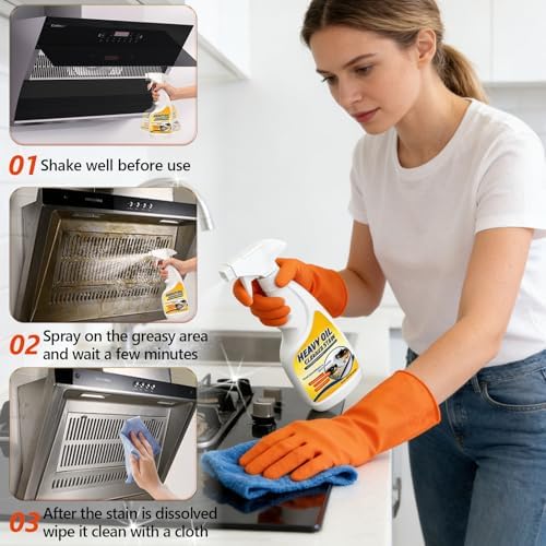 Limpiador de Aceite Pesado Cuoct para Cocina, Spray Multiusos 300ml - Elimina Manchas de Aceite en Estufas, Hornos y Campanas - imagen 6