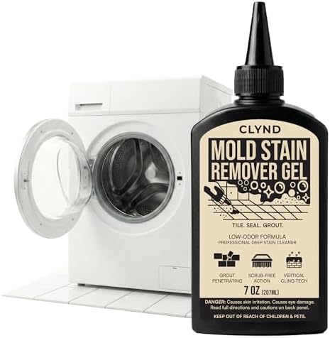 Gel Quitamanchas CLYND - Bajo Olor, Sin Vapores Fuertes - Para Sello de Lavadora, Lechada y Sellador de Baño, Limpiador de Azulejos de Ducha, Seguro - imagen 1