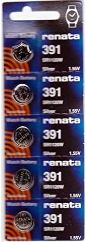 Baterías para Reloj Renata #391 - Paquete de 5 Piezas - imagen 1