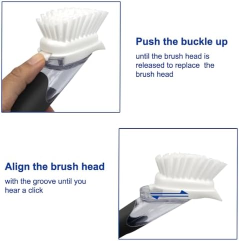 Cepillo de Platos CELOX con Dispensador de Jabón, Cepillo Resistente para Limpiar la Cocina - imagen 6