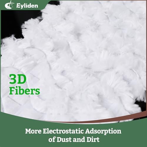 Eyliden 24 Piezas de Almohadillas para Barrer Pelo de Mascota | Recargas Universales de 10 Pulgadas | Tecnología de Bloqueo de Fibra para Pelusa y - imagen 3