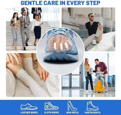 GOKOZIKI 40PCS Separadores de Dedos y Almohadillas de Espuma Premium, Espaciadores Suaves para Dedos, Cuidado de Pies para Mujeres y Hombres - imagen 6