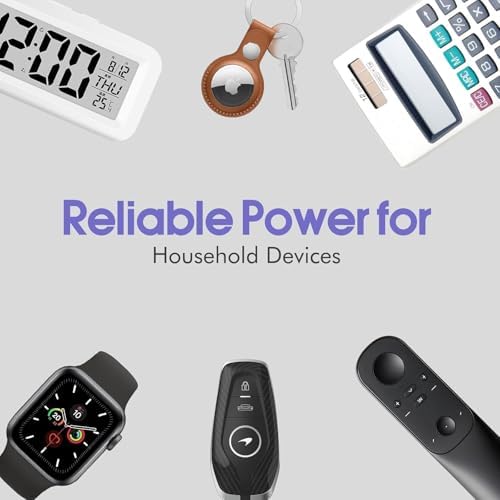 Batería Recargable CR2032 con Cargador, Paquete de 10 Baterías de Litio 3V para Control Remoto de Auto, Apple AirTag, Reemplazo ML2032, DL2032, - imagen 7