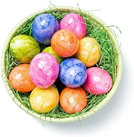 Hikkcos 1/2 LB de Césped Verde de Pascua - Paquete Grande de Papel de Raffia Reciclable para Relleno de Cestas y Decoración de Fiesta de Pascua - imagen 4