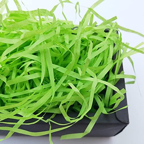 Hikkcos 1/2 LB de Césped Verde de Pascua - Paquete Grande de Papel de Raffia Reciclable para Relleno de Cestas y Decoración de Fiesta de Pascua - imagen 6