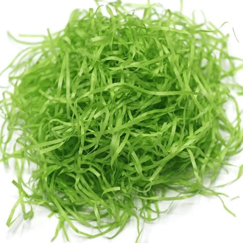Hikkcos 1/2 LB de Césped Verde de Pascua - Paquete Grande de Papel de Raffia Reciclable para Relleno de Cestas y Decoración de Fiesta de Pascua - imagen 7