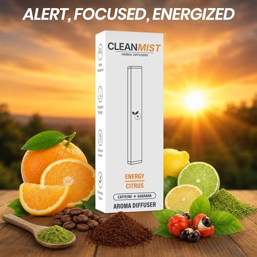 Set de Varitas de Fragancia Botánica Clean Mist, Aroma Cítrico a Base de Plantas, Accesorio de Fragancia Personal No Electrónico, 1 Varita, 1 Paquete - imagen 4