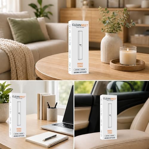 Set de Varitas de Fragancia Botánica Clean Mist, Aroma Cítrico a Base de Plantas, Accesorio de Fragancia Personal No Electrónico, 1 Varita, 1 Paquete - imagen 5