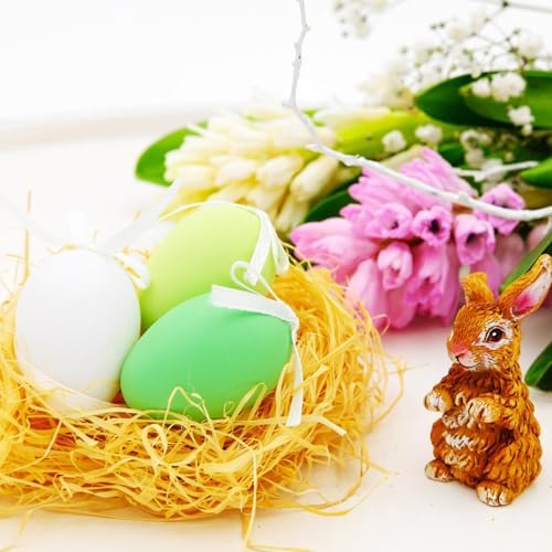 UPINLOOK 10.6 oz (300g) Pasto de Pascua en 6 Colores, Papel Triturado Reciclable para Rellenar Cestas de Regalo y Búsqueda de Huevos - imagen 3