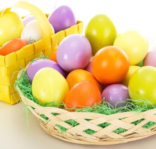 UPINLOOK 10.6 oz (300g) Pasto de Pascua en 6 Colores, Papel Triturado Reciclable para Rellenar Cestas de Regalo y Búsqueda de Huevos - imagen 4