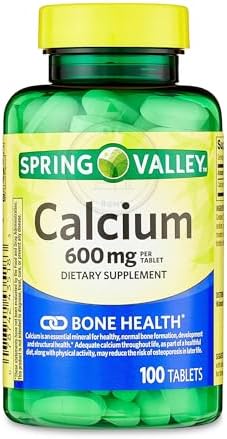 Suplemento de Calcio Spring Valley 600 mg, 100 Tabletas | Suplemento de Calcio + Sticker STS - imagen 2