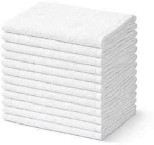 Paquete de 12 Toallas de Bar Mop Blancas 16x19 Pulgadas – Toallas de Limpieza de Algodón 100% Grado Comercial para Restaurante, Bar y Cocina - imagen 1