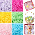 Ricluck Relleno de Papel Reciclable para Cestas de Pascua de 10.6 oz (300g) en 6 Colores, Ideal para Regalos y Decoración de Cestas - imagen 1