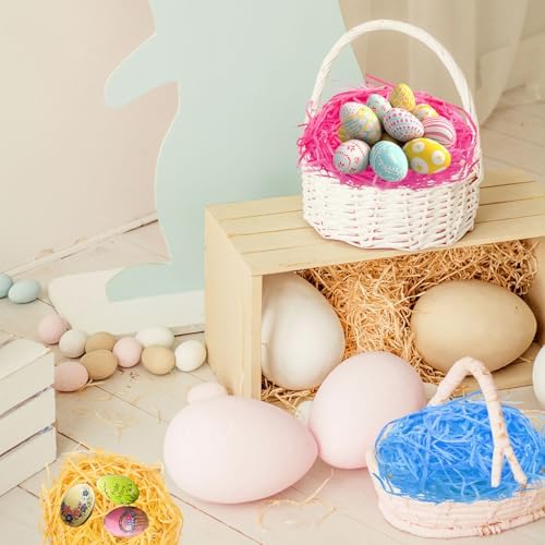 Ricluck Relleno de Papel Reciclable para Cestas de Pascua de 10.6 oz (300g) en 6 Colores, Ideal para Regalos y Decoración de Cestas - imagen 3