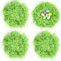 Wittocs 1/2 LB de Césped Verde de Papel Reciclable para Relleno de Cestas de Pascua, Decoración de Huevos y Empaque de Regalos 7oz - imagen 1