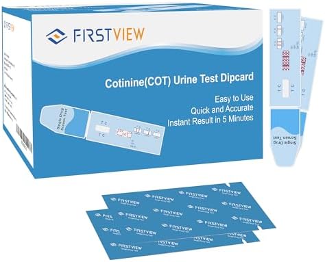 Kit de Prueba de Nicotina en Casa - Tiras de Prueba de Orina Ultra Sensibles - Detección de Cotinina a 200 ng/mL - Kit Rápido de 15 Piezas - imagen 1