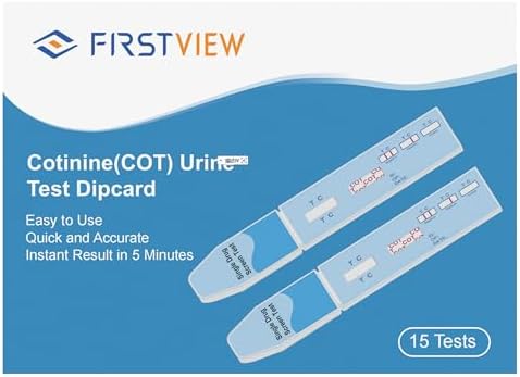 Kit de Prueba de Nicotina en Casa - Tiras de Prueba de Orina Ultra Sensibles - Detección de Cotinina a 200 ng/mL - Kit Rápido de 15 Piezas - imagen 2