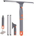 Squeegee de Ducha de 10 Pulgadas para Todo Uso con 2 Cuchillas de Goma, Ideal para Limpiar Puertas de Ducha, Baños, Ventanas y Espejos - imagen 1