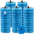 50 Piezas de Recargas para Cepillo de Inodoro, Cabezas de Reemplazo para Limpieza de Baño, Recargas Desechables Compatibles con Cepillos de Hogar, - imagen 1